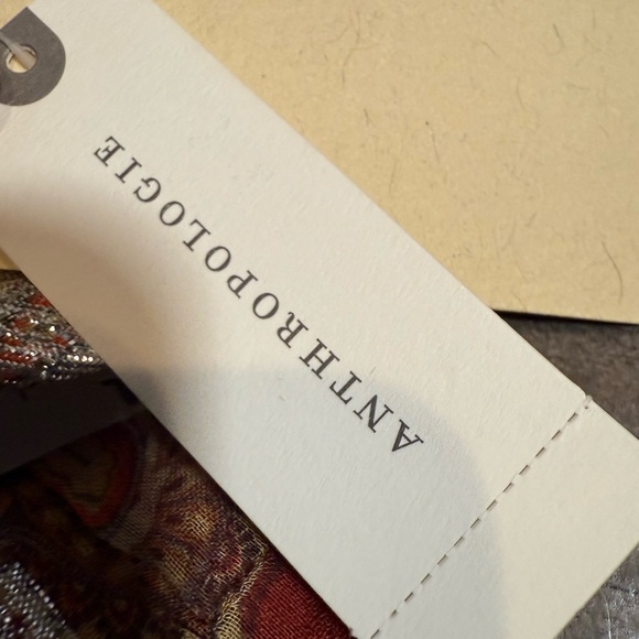 NWT‎ Anthropologie Let Me Be Vanna Shimmer Paisley Top- 2 - Picture 11 of 12